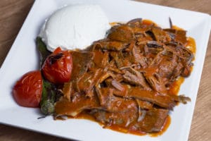 Turkish Food & Mediterranean Food Iskender Kebab Plate