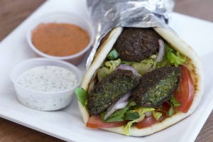 Falafel Pita Sandwich Turkish Food & Mediterranean Grill