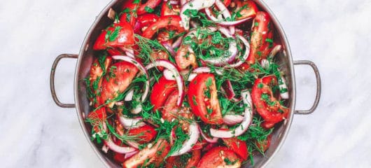 Mediterranean Tomato Feta Salad Recipe